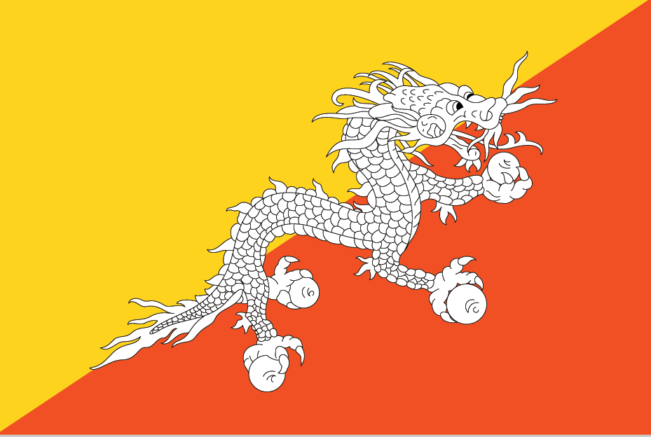 Blahface - Bhutan Flag