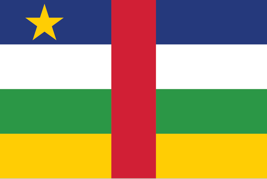 Blahface - Central African Republic (CAR) flag