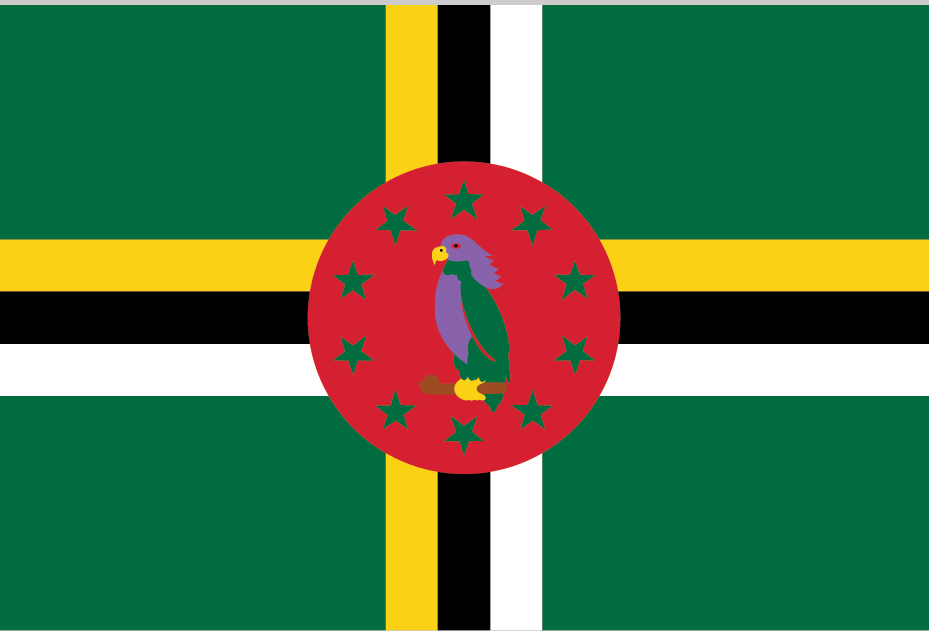 Blahface -Dominica flag