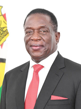 Emmerson Dambudzo Mnangagwa, Zimbabwe-President