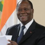 IVORY COAST (COTE D'IVOIRE) - President Alassane Ouattara