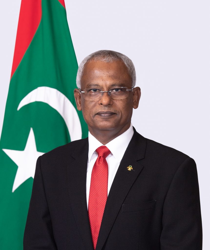 MALDIVES - President Ibrahim Mohamed Solih--