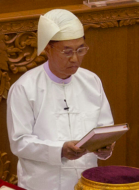 MYANMAR - President Myint Swe--
