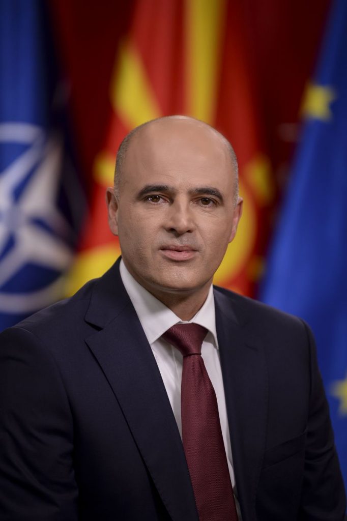 NORTH MACEDONIA - Prime Minister Dimitar Kovachevski