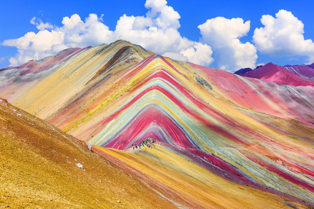 Destination to Peru. Vinicunca Cusco Region, Peru, Montana de Siete Colores.