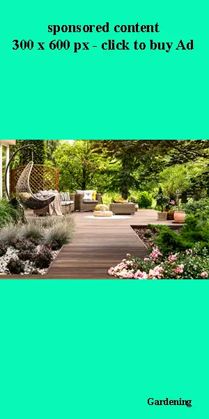 Sponsored Content - Buy Advertising in the Gardening section of BlahFace.com, 300x600 pixels
