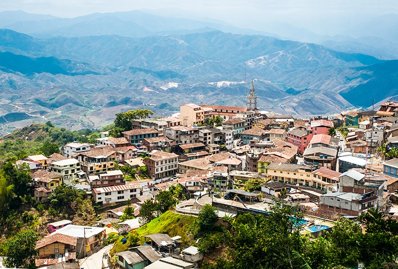 Zaruma, charming Andean town in El Oro, Ecuador. Hilltop gem with winding streets in the scenic western Andes.