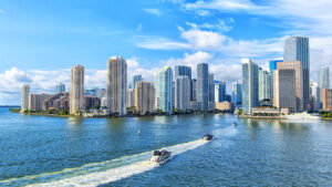 Miami Travel Destination Downtown Skyline