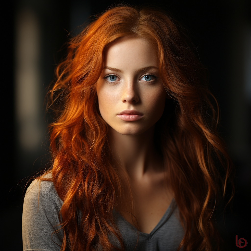 beauty hair redhead model topic discuss