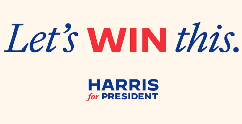 Kamala Harris Lets Win This